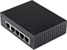 StarTech Industrial 5 Port Gigabit PoE Unmanaged Switch IP-30 IESC1G50UP picture