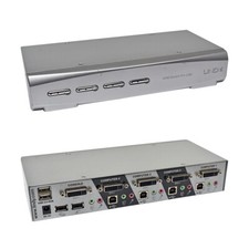 Lindy 39333 KVM Switch PRO USB 2.0 Audio DVI-I Dual Link 4-Port picture