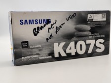 Samsung CLT-K407S Black Toner Cartridge Series CLP-32X/CLX-318X Genuine Open Box picture