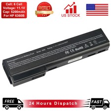 Lot 57Wh Battery for HP EliteBook 8460p 8460w 8470p 8470w 8560p 8570p 628670-001 picture