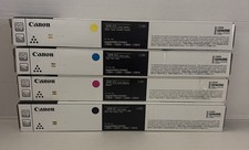 Genuine Set of 4 Canon GPR-61 Black and GPR-61L CMY Toner Cartridges iR ADV DX picture