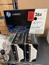 3x Genuine HP 26X CF226X Black Toner LaserJet Pro M402 M426 Used OEM picture