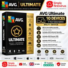AVG Ultimate 2026 Multi-Devices VPN AntiTrack 10 Devices 3 Year - 5 Min Delivery picture
