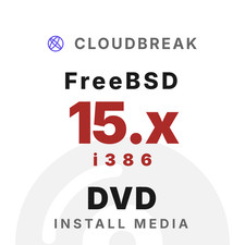 FreeBSD 15.x i386 Bootable/Live Install DVD NEW picture