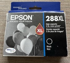 Genuine Epson 288XL Black Ink Cartridge EXP 03/2025 New Sealed in Box DuraBrite picture