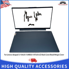 Blue LCD Back Cover Hinge Set for Lenovo IdeaPad5 15IIL05/15ARE05/15ITL05 picture