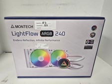 MONTECH LightFlow ARGB 240 CPU Liquid Cooler, 240mm AIO with 3100RPM Pump, 2x120 picture