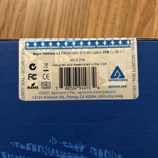 New Apricorn Aegis Fortress 2 TB Hard Drive - 3.5
