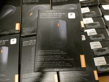 Lenovo 300 GX30M39704 Wired USB Optical Mouse - Black OEM New (Lot of 10) picture