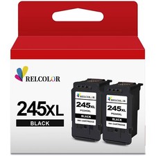 XL 245XL Black Ink Cartridge for Canon Printers High Page Yield 500 Pages picture