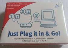 Brand New Sealed Actiontec Modem Kit From AOL. Easy Installation picture