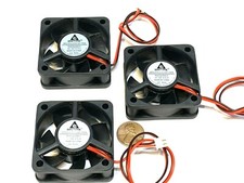 3 Pieces Fan 12v blower turbo fast quiet 5cm 50mm small computer case 2pin A35 picture
