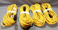 Lot Of 4 Well Shin WS-002A-4A  125V Yellow Power Cord picture