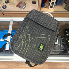 Dime Bags Slab Bag 15in Bong Backpack Gray/Green Padded Adjustable Straps New picture