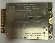 Sierra Wireless AirPrime EM7511 Cat12 4G LTE M.2 WWAN Card GPS N7NEM75S picture