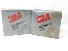 21 - 3M DS HD & DD 5-1/4” Diskettes Floppy Disk 2 Boxes Double Sided NEW picture