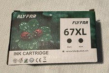 Flyfar Black Ink Cartridges Replacement For 67 XL twin Pack for Deskjet picture