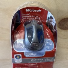 Microsoft Wireless Notebook Optical Mouse 4000 High Definition Optical Tech *New picture