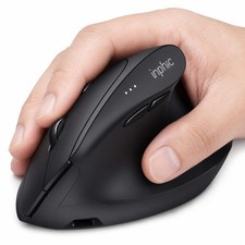 Inphic X9 Pro Vertical Wireless Mouse Ergonomic Black 12800 DPI New picture