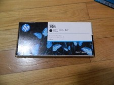 2025 GENUINE HP #746 Matte Black 300ml CARTRIDGE P2V83A DESIGNJET Z6 Z9 NEW SEAL picture