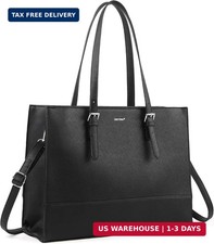 Laptop Tote Bag for Women, 15.6 Inch Work Bag Computer Business Shoulder Bag Off picture