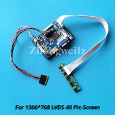 For LP156WHB-TLA1/TLA2 40-Pin LVDS Panel HDMI+VGA+AV 1366x768 Controller Board  picture