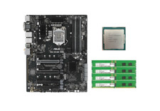 ASUS WS C246 PRO LGA1151 Intel CC150 CPU 3.50GHz 8C/16T+64GB RAM Support Server picture