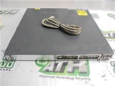 Cisco WS-C3750E-24TD-E V03 Switch 24-Port Gigabit + 4 SFP w Rack Ears Tested picture