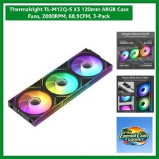 TL-M12Q-S X3 120mm ARGB Case Fans, 2000RPM, 68.9CFM, 3-Pack picture