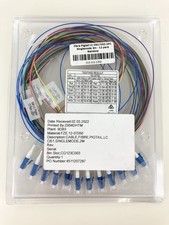 015-012-1302 Fiber Pigtail LC OS1/OS2 UPC Singlemode SM 2m - 12 pack Rainbow picture