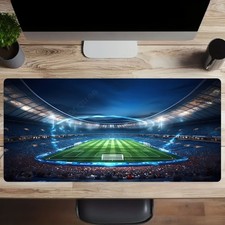 Football Stadium LED Night Scene Mouse Pad Oversized Esports Desk Mat for Game picture