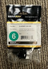 Signamax Cat 6 Jack (Black) picture