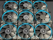 Corsair SP120 Blue Ring CO-9050006-WW 120MM Lot Of 9 picture