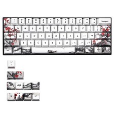 Novelty Allover Dye Subbed Plum Blossom 71 Key Profile Keycap for GH60 RK619333 picture