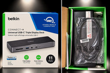 Belkin Connect USB-C Triple Display Docking Station, 11-Port 85W Power Delivery picture
