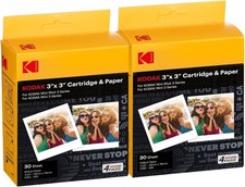 KODAK 4PASS Film Cartridge 3x3 for Mini 3 Retro & Mini Shot 3 Retro 60 Sheets picture