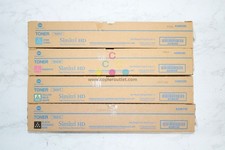 4 New OEM Konica Minolta C224,C224e,C284,C364 TN321 CMYK Toners Same Day Ship picture
