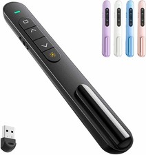 QUI Presentation Clicker for Powerpoint, RF 2.4Ghz USB Wireless Presenter Remote picture