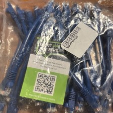 GearIt Cat 6 Ethernet Cable 0.5Ft Blue 0.5CAT6E-BLUE-24PK-FBA-COMV  24 Pack picture