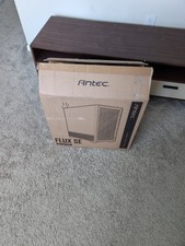 Antec FLUX SE, Sound-Dampening Side Panels, 5 x PWM Fans Included, Front Panel w picture