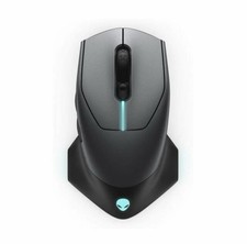 Genuine Alienware Wired/Wireless Gaming Mouse AW610M FXMFY Mouse And Dongle Only picture