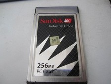 Sandisk 256MB industrial grade PCMCIA PC CARD ATA FLASH CARD picture