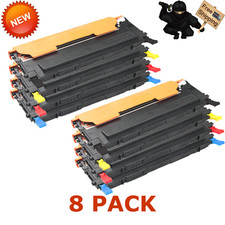 8PK CLT-K407S Toner Cartridge For Samsung CLX-3180 CLX-3185FW CLX-3185N CLX-3186 picture