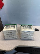 (10) ORTRONICS, OR-40300159, 2-GANG FACEPLATE, SERIES II, LABELS & COVERS, NEW picture