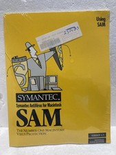 1996 Symantec AntiVirus for Macintosh (SAM) version 4.5 - 06-00-00523 New Sealed picture