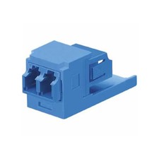 Pannet Cmdslczbu Adapter, Singlemode Duplex Lc Fiber, Blue picture