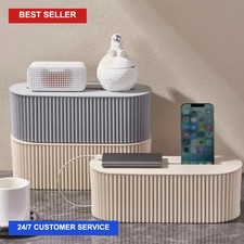Cable Management Box Power Strip Cord Hider for Desk Home Office Hide Charging picture