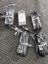 lot of 5 various Dell laptop chargers picture