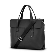 NEW Samsonite Mobile Solution 2 Leather Convertible Brief - Black picture