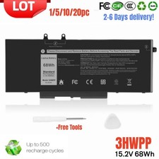 ✅LOT 1-20PC 3HWPP Battery For Dell Latitude 17 7500/7506（2-in-1 ）Black Edition picture